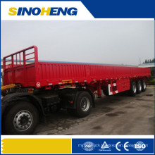 3 Axle 50t Side Wall Cargo Semitrailer with Twist Locks